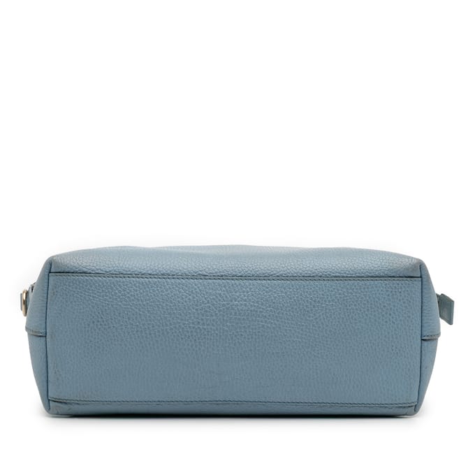 Leren Schoudertas G Charm