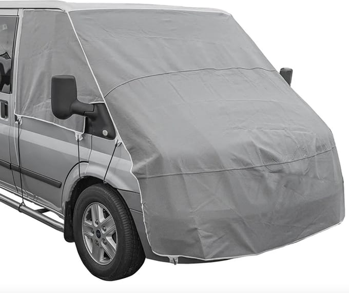 Geschikt voor Ford Transit Raamafdekking - camperhoes 2006-2013 - nonwoven