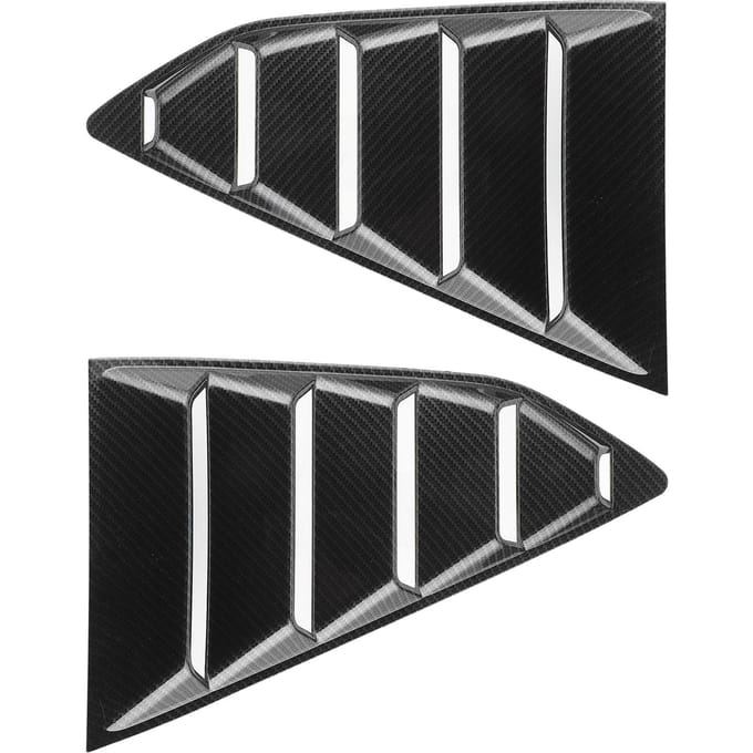 Achterruit Lamellen Luik Covers Koolstofvezel Stijl Geschikt voor Chevy Camaro 20162020 black