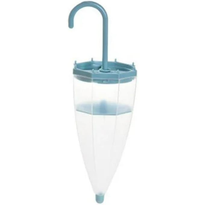 Déshumidificateur de garde-robe en forme de parapluie, 1 pièce, pour la maison, sèche-linge suspendu avec déshydratant étanche à l'humidité, réutilisable bleu