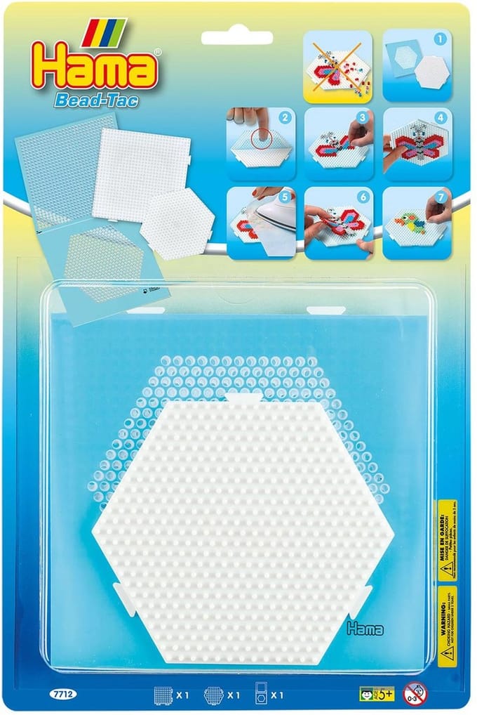 Hama Strijkkralenbordjes - Bead-Tac set van 2 - creatief speelgoed.
