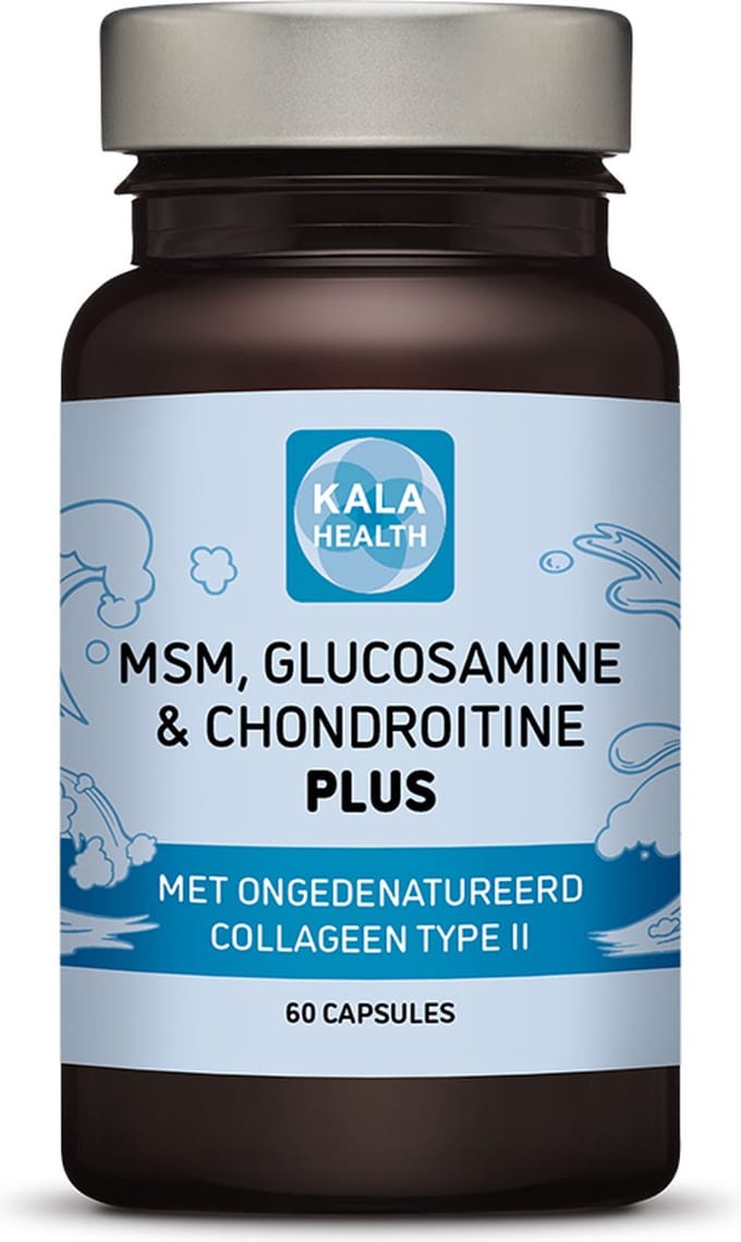 Kala Health MSM, Glucosamine & Chondroïtine Plus Capsules 60CP