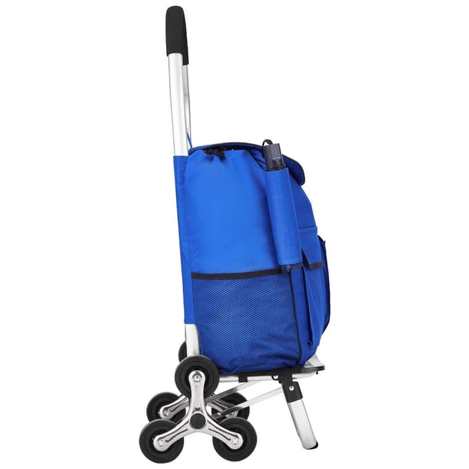 Traplift Winkelwagen Opvouwbare Boodschappentrolley 36L met 6 Wielen Opbergtas