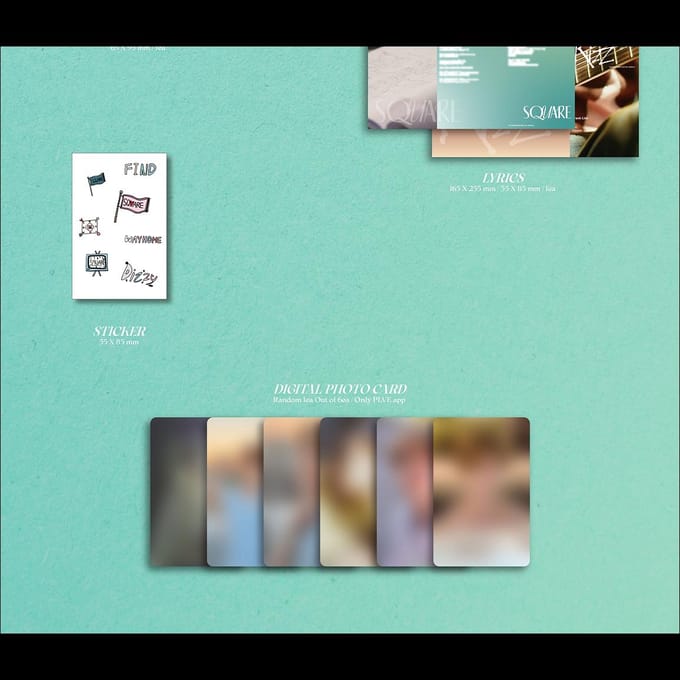 Yoon Seobin - Album Single Digital Rizz (Version carrée) 1ea white