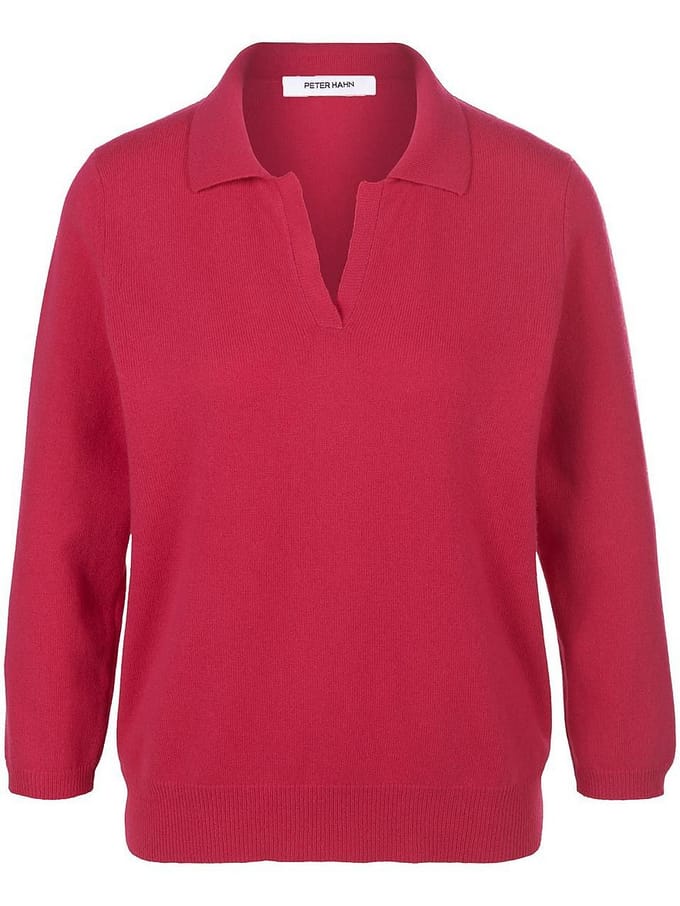 Polotrui scheerwol en kasjmier Van Peter Hahn pink