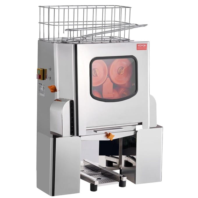 Commerciële Sinaasappelpers Machine 120W Roestvrij Staal Knijper Perser