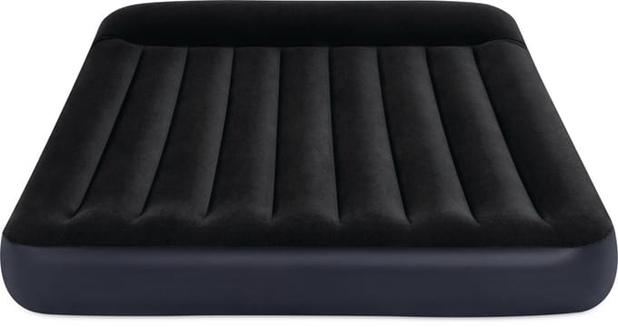 Intex Pillow Rest Classic Tweepersoons Luchtbed Met Ingebouwde Motorpomp 152×203×25 cm