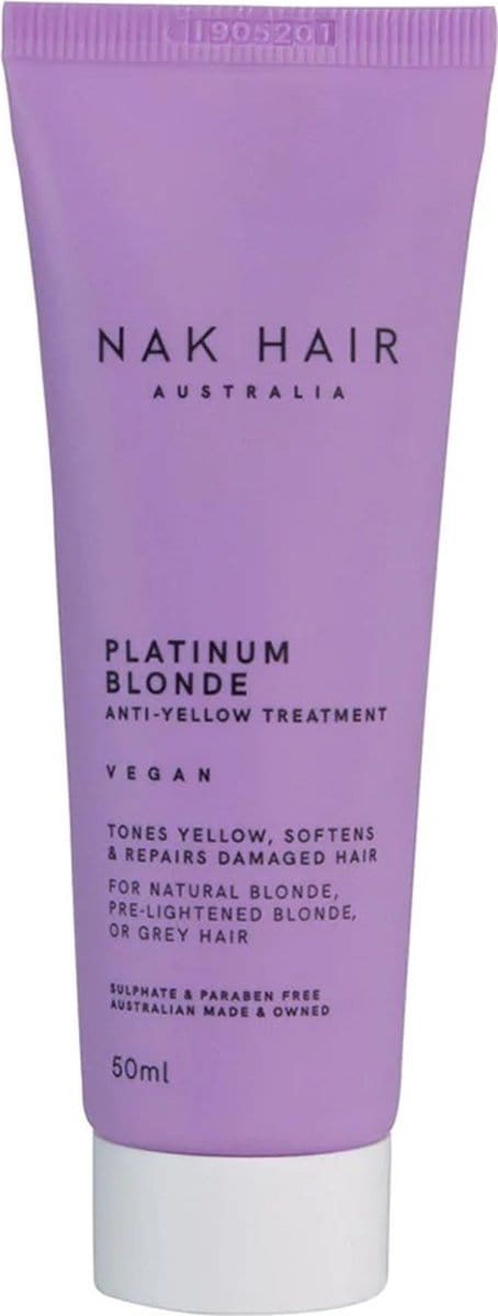 SALE! NAK Platinum Blonde Anti-Yellow Treatment -50ml