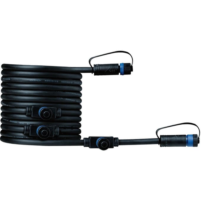 Paulmann 94596 94596 Verlichtingssysteem Plug&Shine Verbindingskabel Zwart