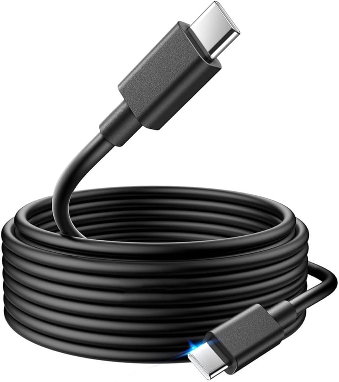 YONO Fast Charging Oplaadkabel geschikt voor Nintendo Switch 2 - 1.5 Meter - 60W - Type-C Kabel - Oplader - Zwart
