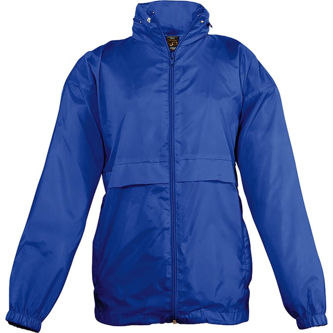 SOLS Kinderen Unisex Surf Windbreaker Jacket (waterbestendig en winddicht) (Koningsblauw)