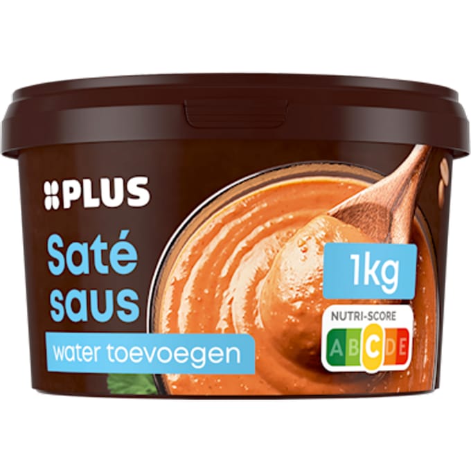 Satésaus geconcentreerd