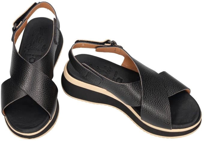 Oh! My Sandals -Dames - zwart - sandalen - maat 38