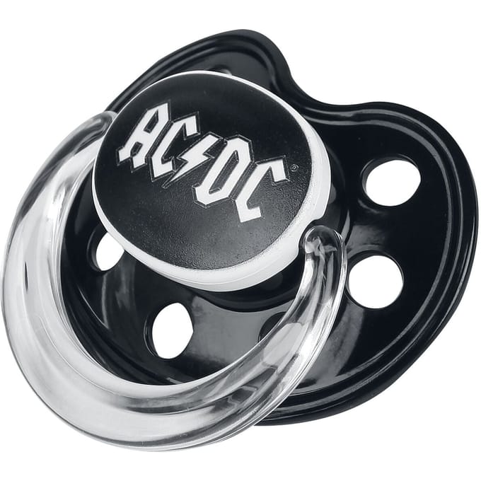 AC/DC Speen - Metal Kids - Logo - voor Kinderen - zwart