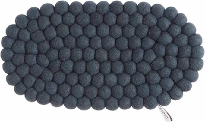 Aveva potonderzetter ovaal 19x33cm donkergrijs