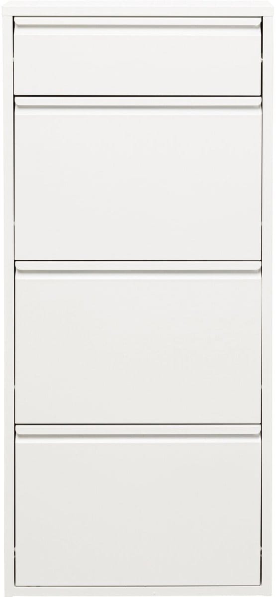 Schoenenkast Caruso wit 3+1 laden Kare Design
