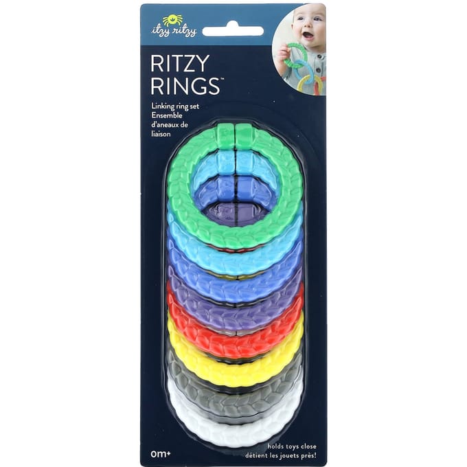 Anneau Riche, Lumineux, 0+ mois, Couleurs Assorties, 8 Anneaux blue