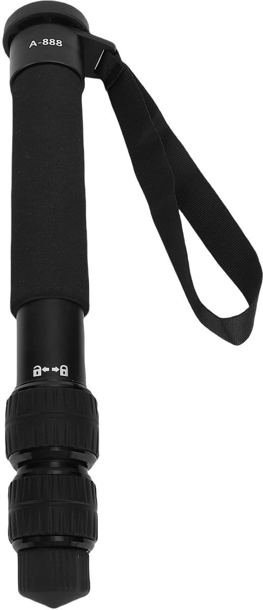 Dailygoods- Cameramonopod 155cm Aluminium - 5kg Laadcapaciteit - Draagbaar - 1/4in Schroefinterface - Professionele DSLR Ondersteuning - Lichtgewicht Ontwerp - Camera Statief