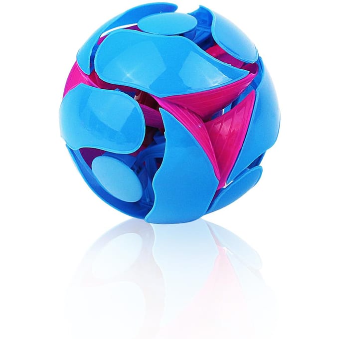 Balle à lancer à la main changeant de couleur, Balle magique à double changement de couleur Jouet de décompression, Lancée de haut en bas pour changer de couleur blue