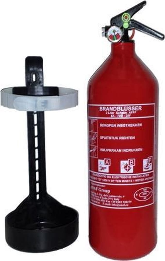 Schuimblusser 2 liter A en F ( Vet ) Ideaal voor thuis!