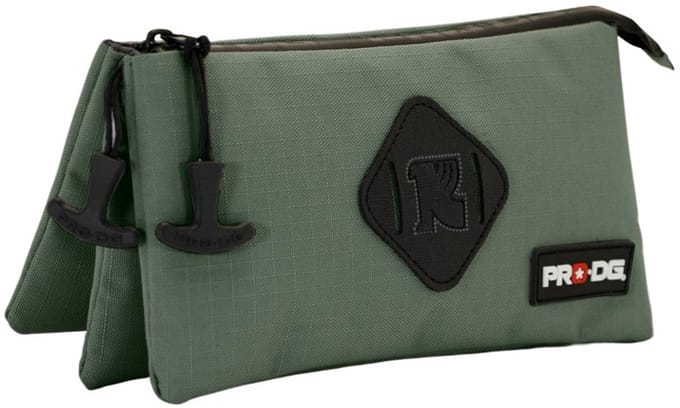 Karaktermania - PRODG Khaki Triple Smart Etui - Potloden Etui - Pennenetui - Groen