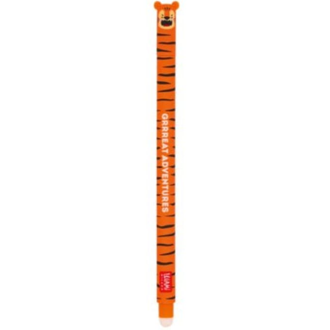 LEGAMI uitwisbare PEN TIJGER MET ORANJE INKT