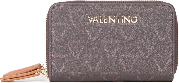 VALENTINO Portemonnee Lady Re Zip Around Wallet Moro / Cuoio Donkerbruin