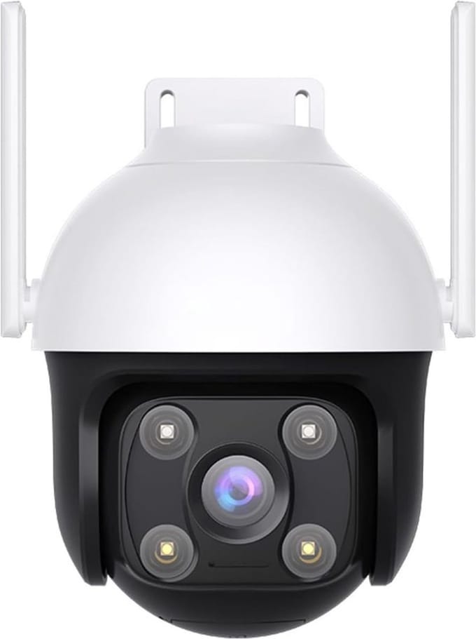 White-Label® Beveiligingscamera Draadloos Buiten - Bewakingscamera voor Binnen - Full HD - Wit