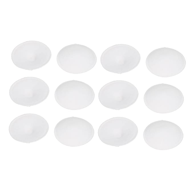 12 pcs Coussinets d'allaitement lavables réutilisables pour l'allaitement maternel white