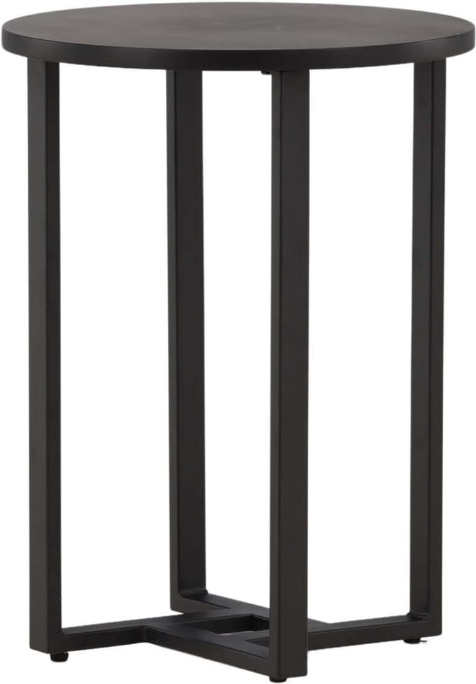 Lawton salontafel 55x40cm zwart.