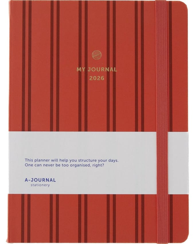 My Journal - Agenda - 2026 - Coral - Streep