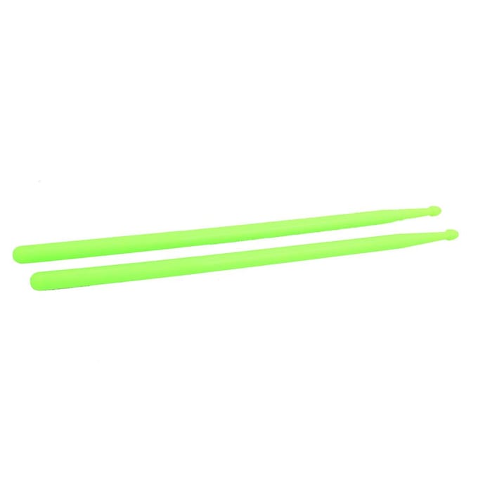 5 Kleuren Duurzaam Nylon Druppelvormige Drumstokken Drumstel Stokken Muziekaccessoires Instrumenten white