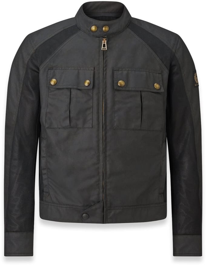 Belstaff Temple Zwarte Gewaxte Jas - Jas