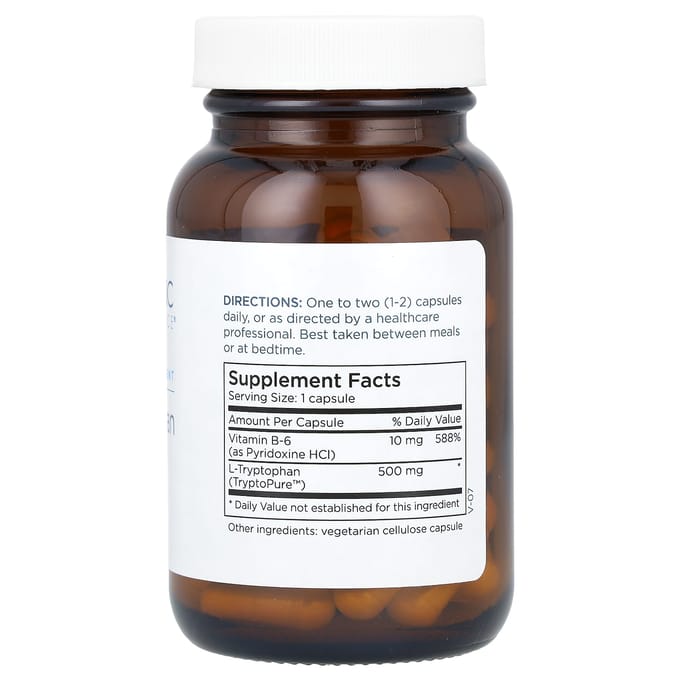 Metabolic Maintenance, l-tryptophane, 500mg, 60 capsules