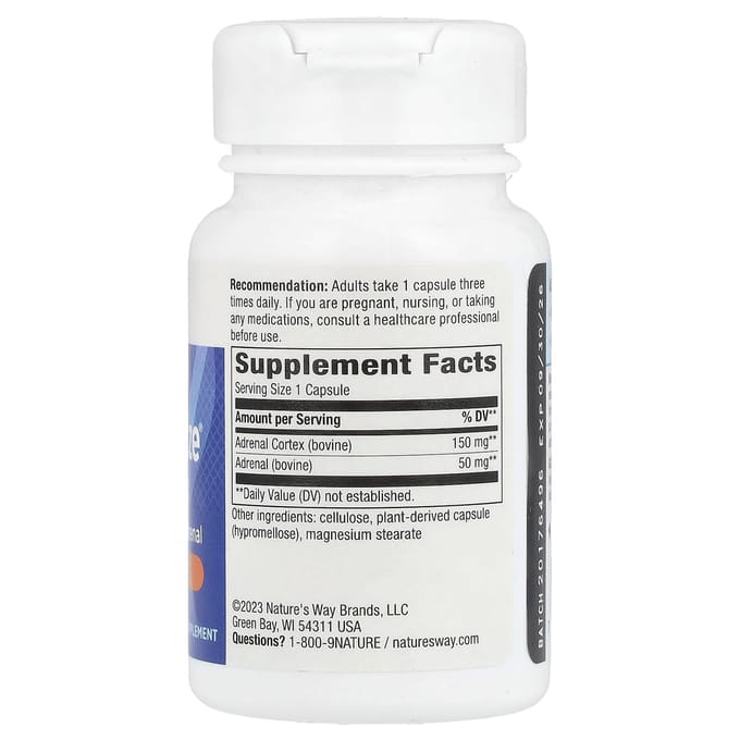 Nature's Way, ADRENergize, Energie, 50 capsules
