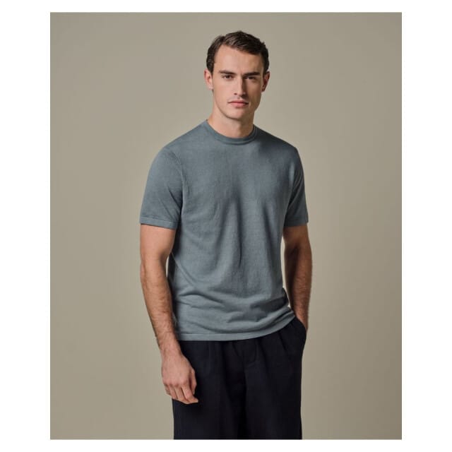 Profuomo T-shirt Crew Neck Ss T-shirts Lichtblauw Ppxt10006