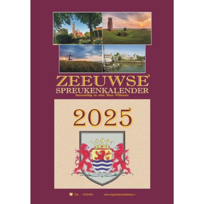 Zeeuwse Spreukenkalender 2025 - Rinus Willemsen