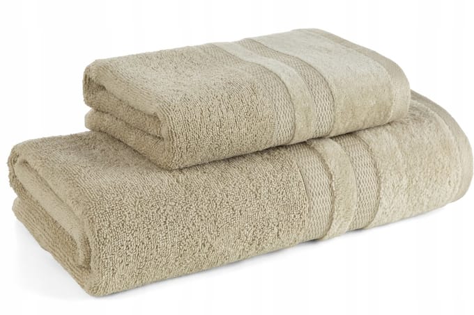 Luxe Katoenen Badhanddoeken Set - 2 Stuks - 500 GSM