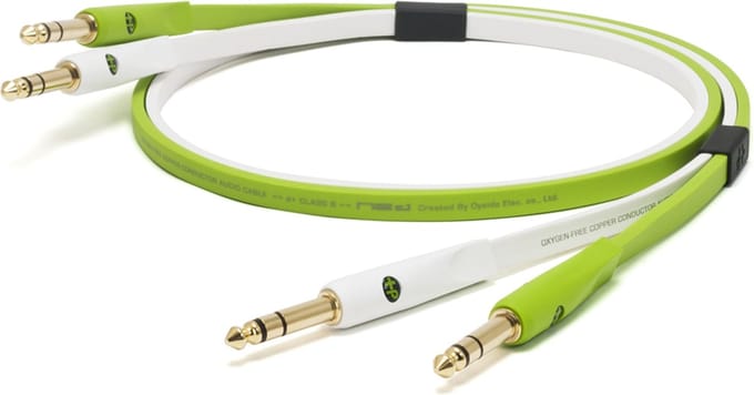 NEO by Oyaide d+ TRS Class B Cable 2x 2m 6.3mm Balanced - Kabel voor DJs