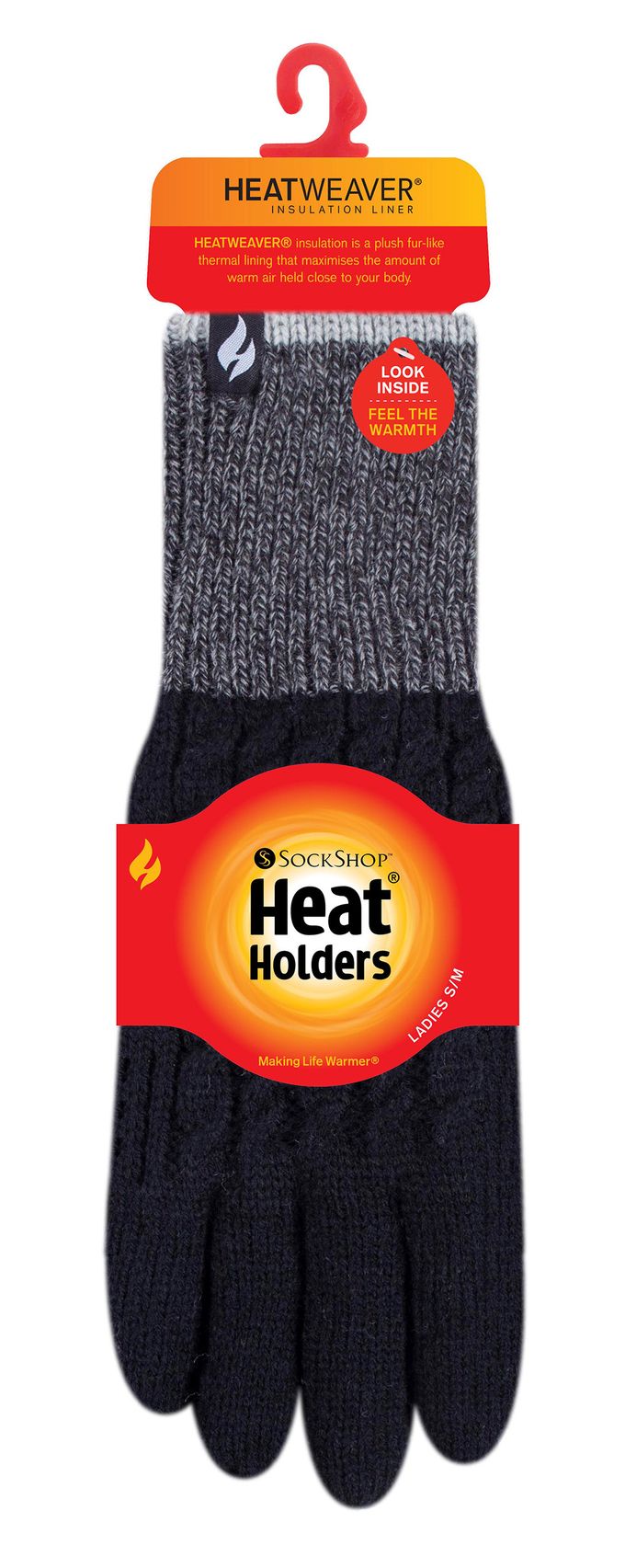 Heat Holders Dames Thermische Winterhandschoenen Kidson - Zwart
