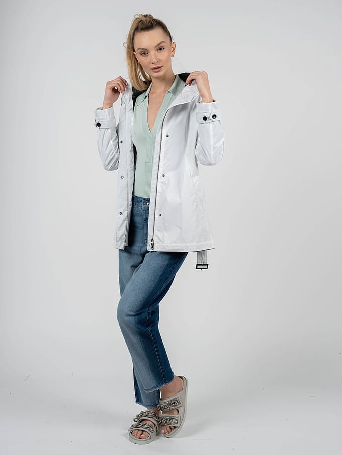 Geox jas Delray Vrouw Wit