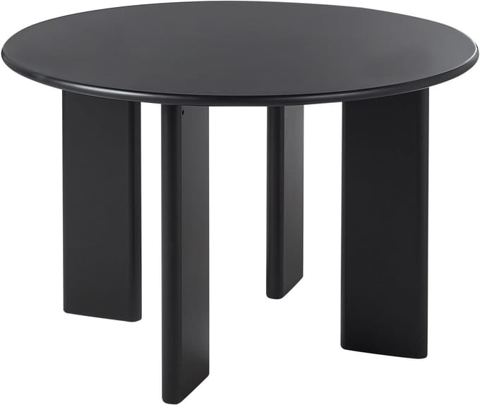 COSMO - Ronde eettafel - Zwart - 100 cm - MDF