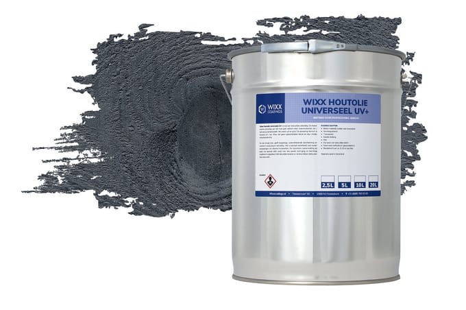 Wixx Universele Houtolie UV+ - 10L - Zwart