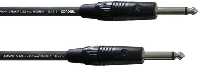 Cordial CPL 1 PP Speakerkabel 1 m - Luidsprekerkabel