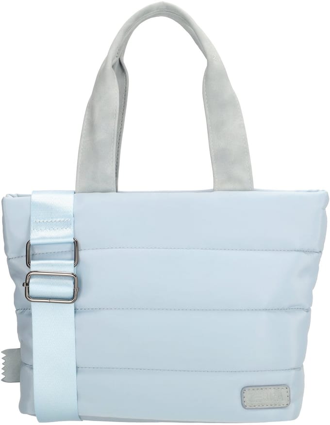Zebra Trends Elske Handtas - Shopper - Schoudertas - Crossbodytas - Puffy - Gewatteerd - Lichtblauw