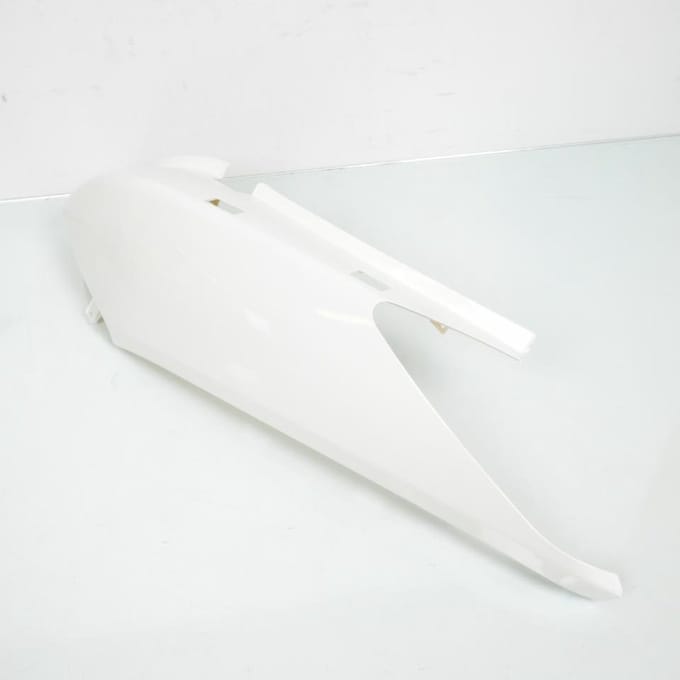 Coque arrière gauche P2R pour Scooter Yamaha 125 Xmax 2006 à 2009 blanc brillant Neuf