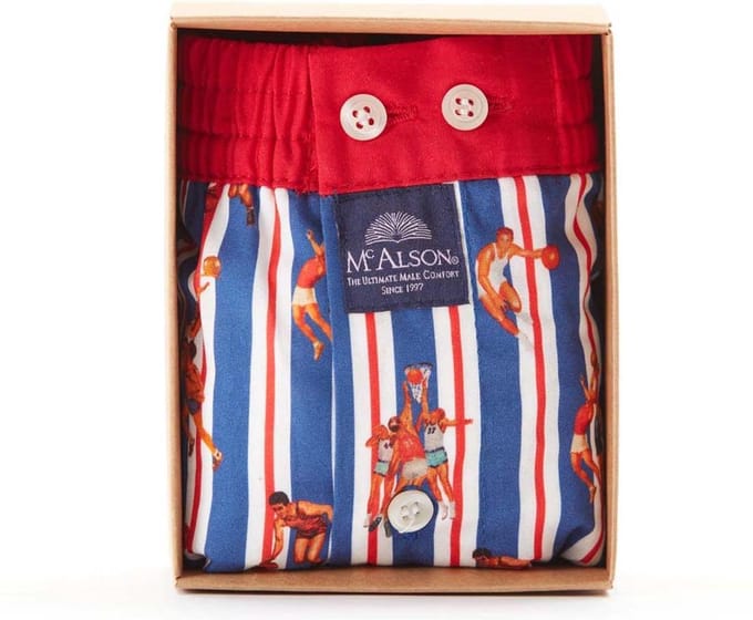 Mc Alson Boxershort met Binnenbroek M4471 - Meerkleurig Fire  - M