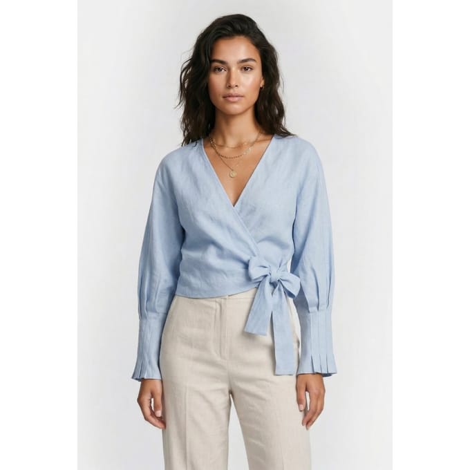 & Other Stories Dot Blouse Blue Taglia: 32 | Magliette intime Outlet | Donna | Blu