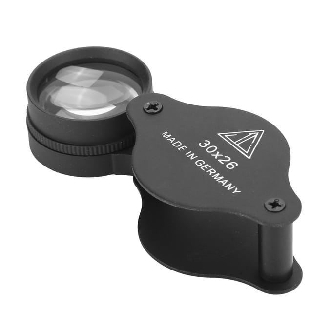 30X Vergrootglas Opvouwbaar Draagbaar Vergrootglas Oogloep Vergrootglas voor Sieraden Antiek