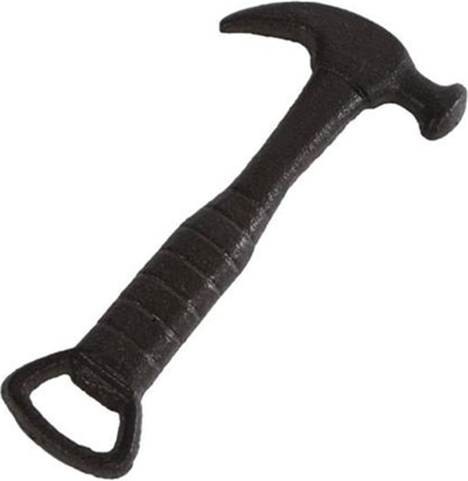 Bieropener Hamer - gietijzer - 17,5x8,5x1,2cm - cadeau